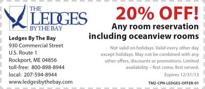 Ledges By The Bay coupon example