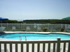 Swimming pool overlooking bay