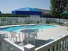 Heated swimming pool