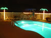 Heated swimming pool